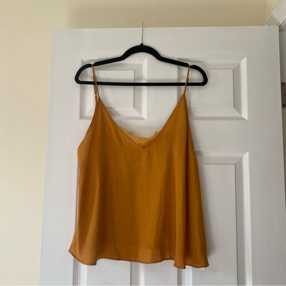 Free People Deep V Lace Bandeau Cami